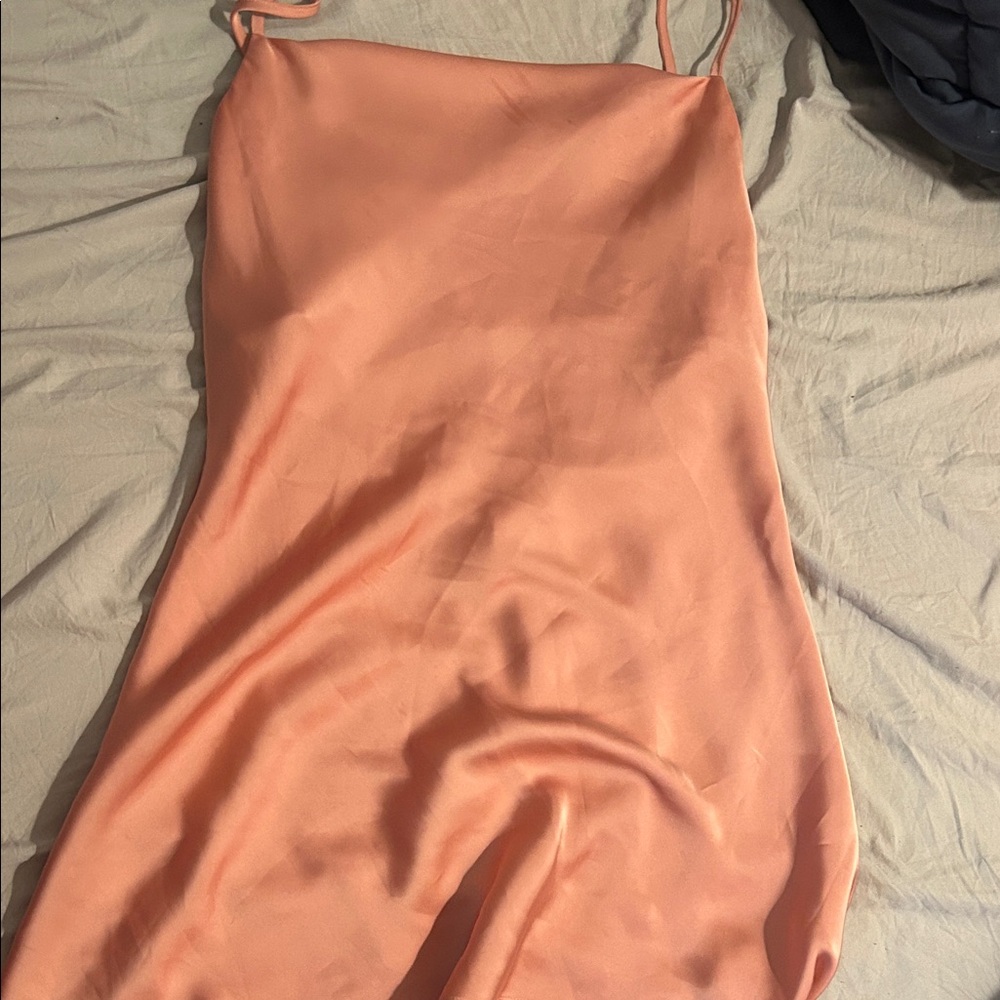 Peach Slip Dress